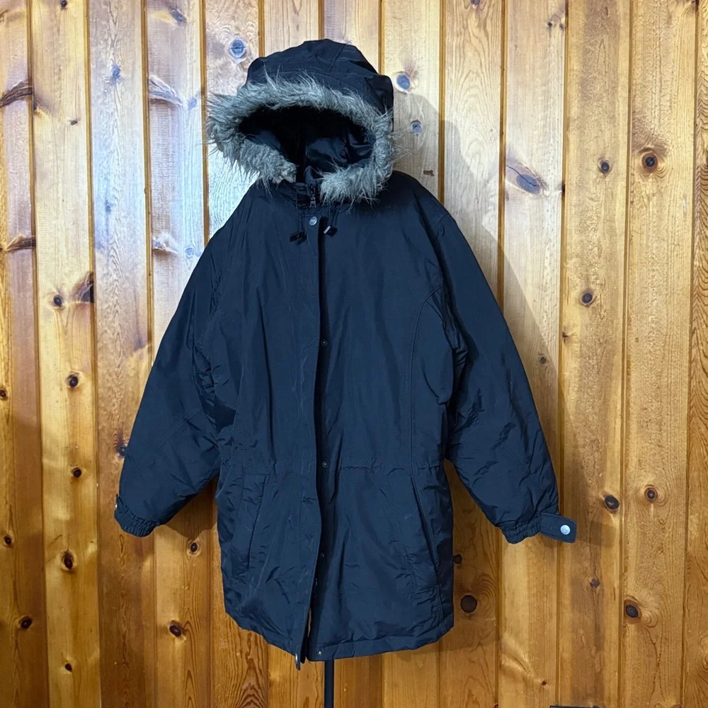 Eddie Bauer goose down jacket in a black color and XL Tall
1920 edition puffer - Picture 2 of 13